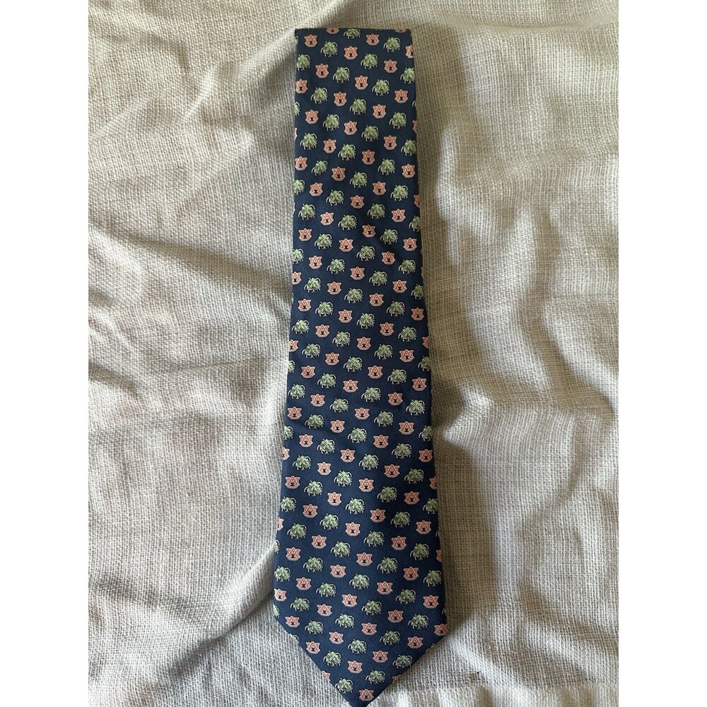 Vineyard Vines Auburn Tigers Tie Navy AU Toomer’s Oaks College Necktie